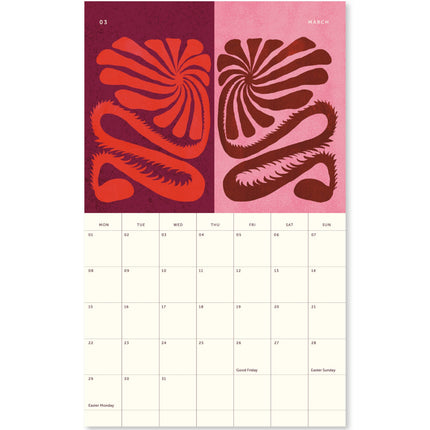 Calendar 2027 - Blue