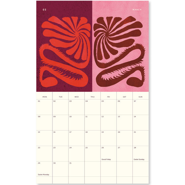 Calendar 2027 - Blue