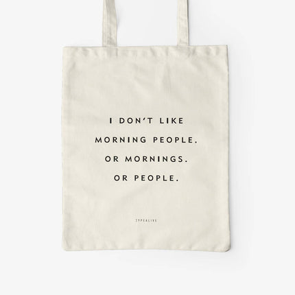 Cotton Bag - Morning People - Harman Shop & Atelier