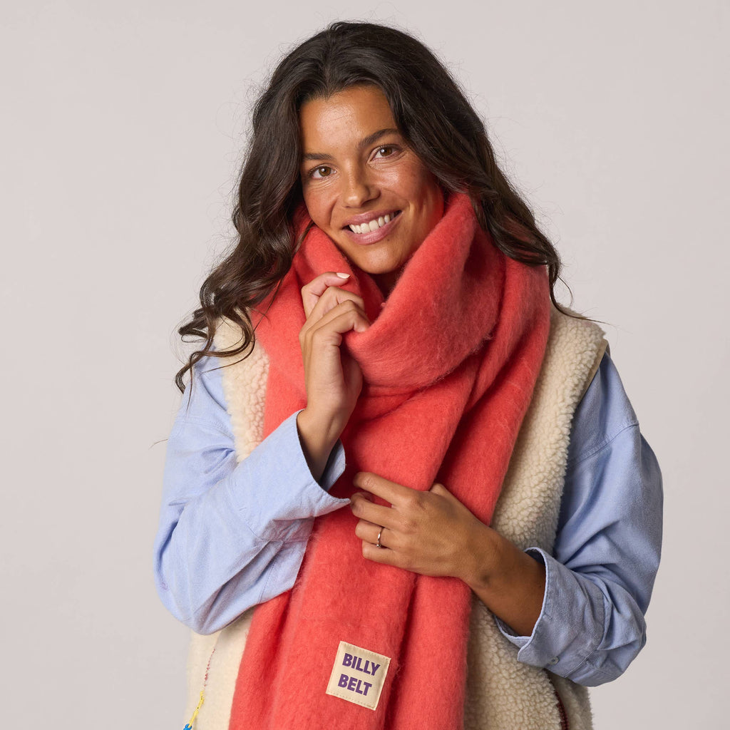 Unisex Sjaal - Koraal