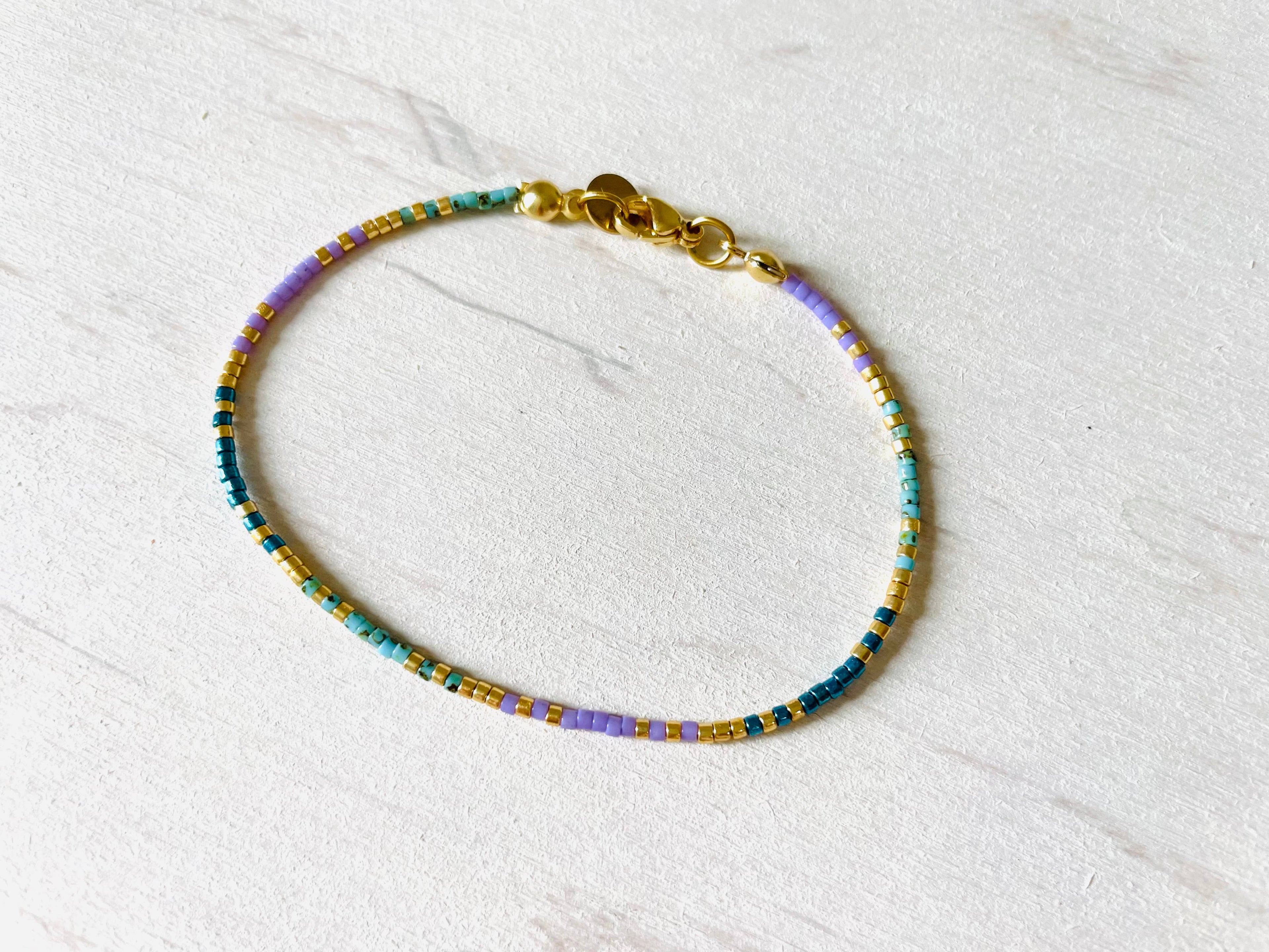 Miyuki Bracelet with Stainless Steel Hook - N010 - Harman Shop & Atelier