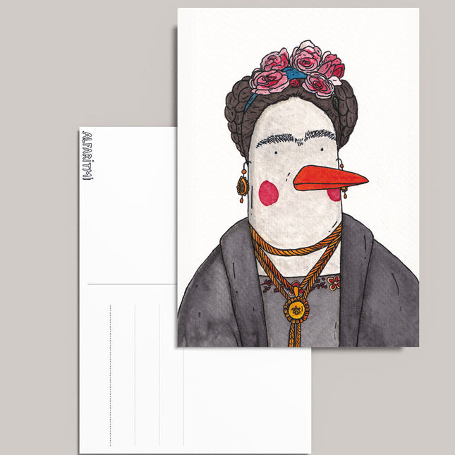 Frida Gooselo Postcard