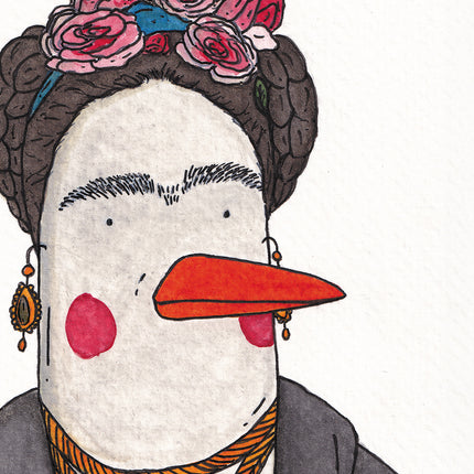 Frida Gooselo Postcard