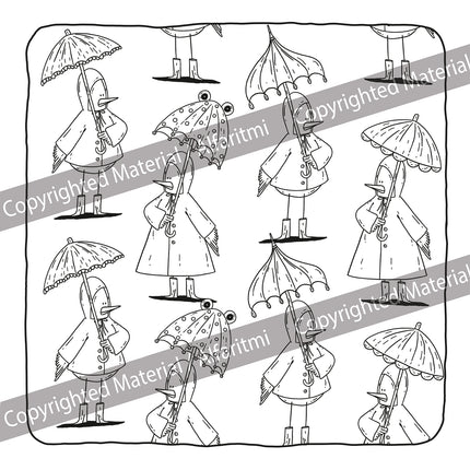 Geese and Giggles Coloring Book: A Whimsical Stress-Relief Adventure