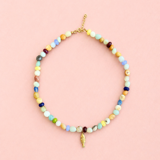 Amazonite Necklace - Natural Stone Jewelry