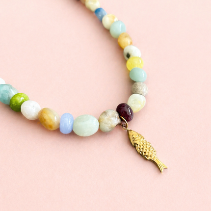 Amazonite Necklace - Natural Stone Jewelry