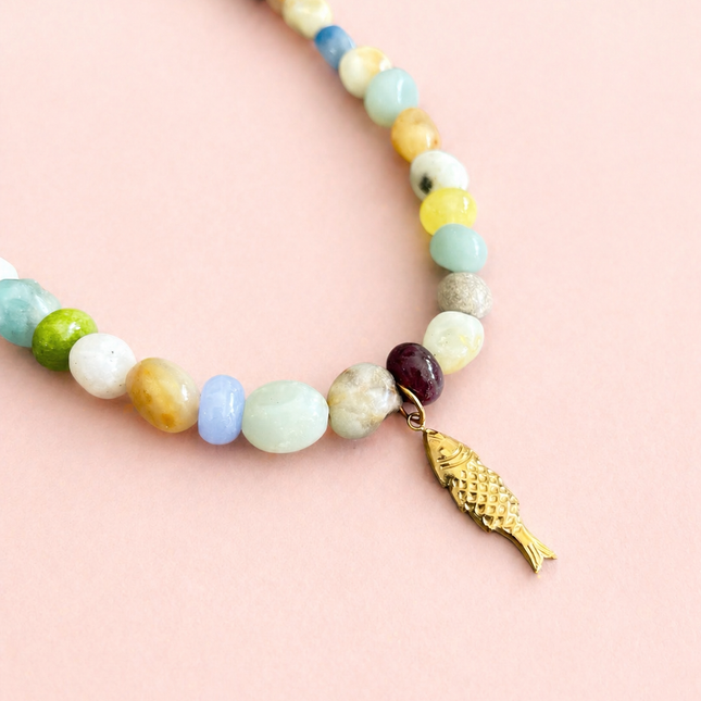 Amazonite Necklace - Natural Stone Jewelry