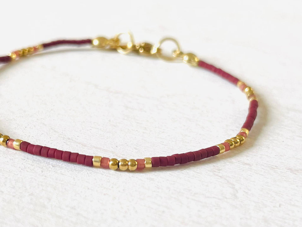 Miyuki Bracelet with Stainless Steel Hook - N026 - Harman Shop & Atelier