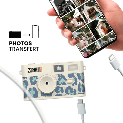 TimeLens® Cream Sky Leopard camera