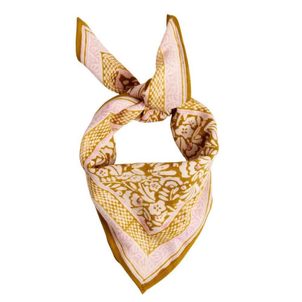 Indian Scarf - Olive Iris