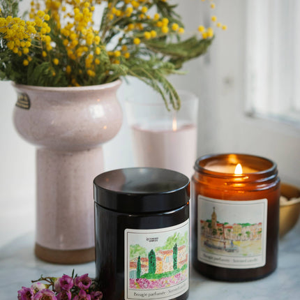 Medium Scented Soy - Wax Candle - La Mer - Harman Shop & Atelier