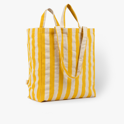 Organic Tote - Stripes - Pink - Harman Shop & Atelier