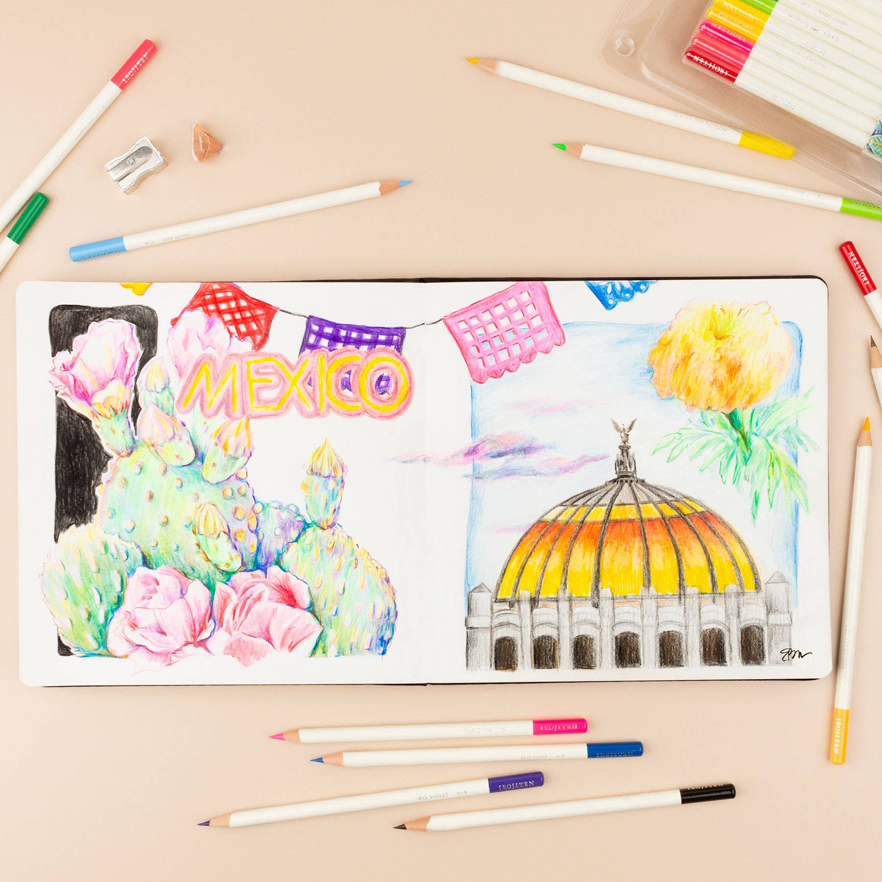 Tombow IROJITEN - 10 Color Set: Vivid Tone 1 - Harman Shop & Atelier