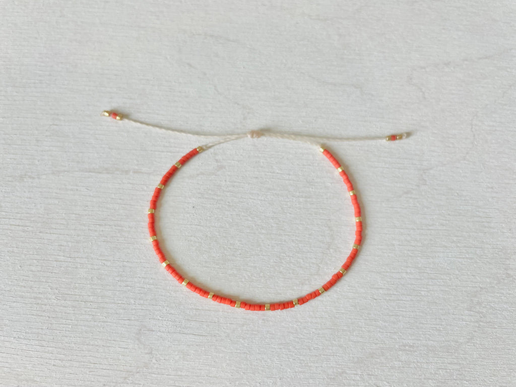 Adjustable Miyuki Bracelet - Rocaille - 0123 - Harman Shop & Atelier