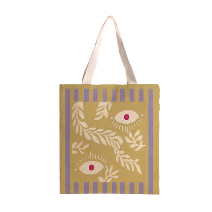 100% Cotton Tote Bag - Botanical