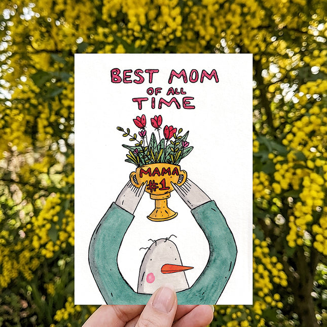 Ansichtkaart Beste Mama Ooit