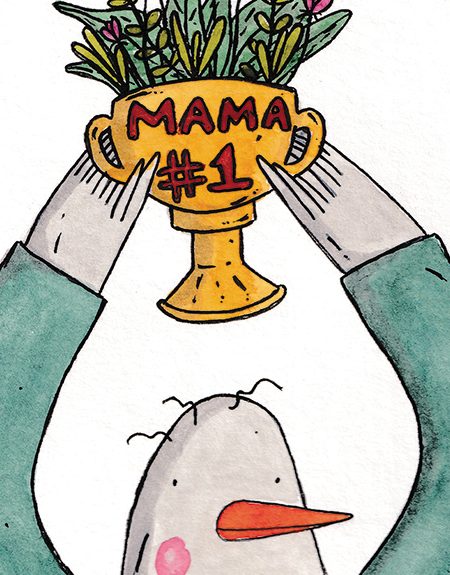 Ansichtkaart Beste Mama Ooit