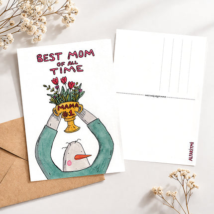 Best Mom of All Time Postcard