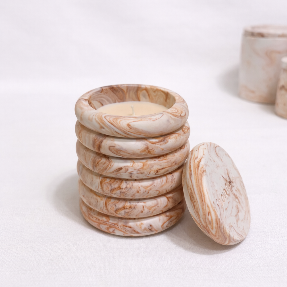 Handmade Candle Vessel & Soy Wax Candle - Harman Shop & Atelier