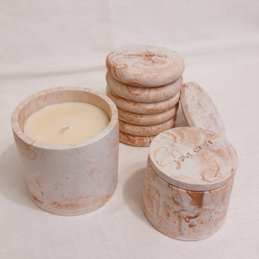 Handmade Candle Vessel & Soy Wax Candle - Harman Shop & Atelier