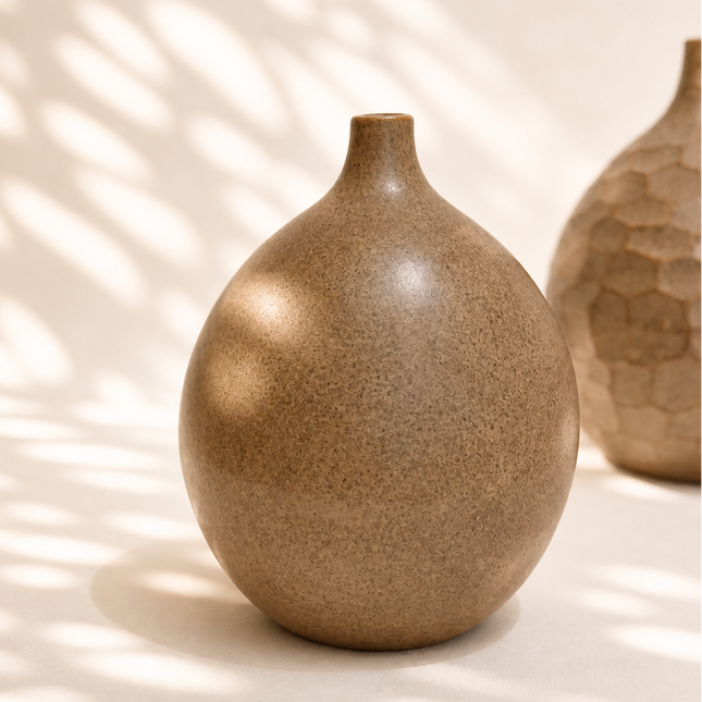 Handmade Ceramic Ball Vase