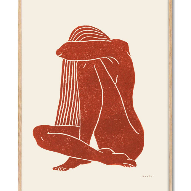 Poster - Maliv - Lumiere I - 30x40 cm - Harman Shop & Atelier