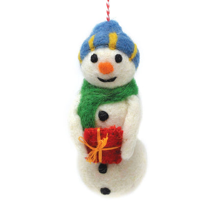 Felt Christmas Decoration - Mrs Snowman - Harman Shop & Atelier