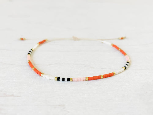 Adjustable Miyuki Bracelet - Seed bead - 117 - Harman Shop & Atelier