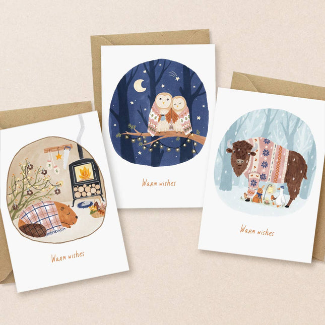 Christmas Card - Beaver
