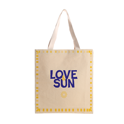 100% Cotton Tote Bag - "Love&Sun"