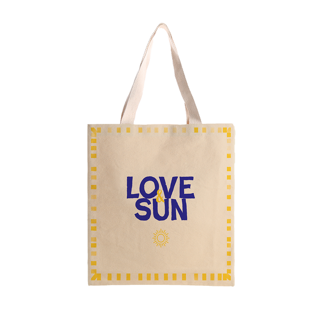 100% Cotton Tote Bag - "Love&Sun"