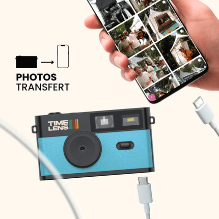 TimeLens Camera - Turquoise Blue