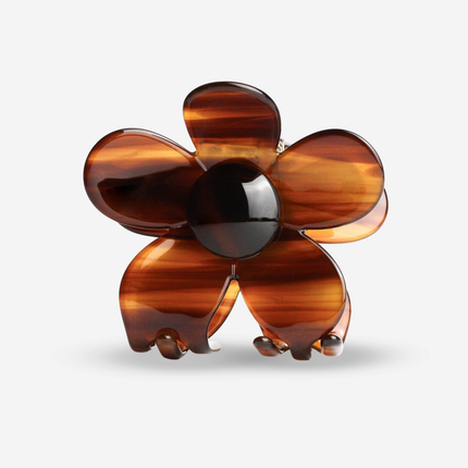 Hair Clip - Bloom Mocha