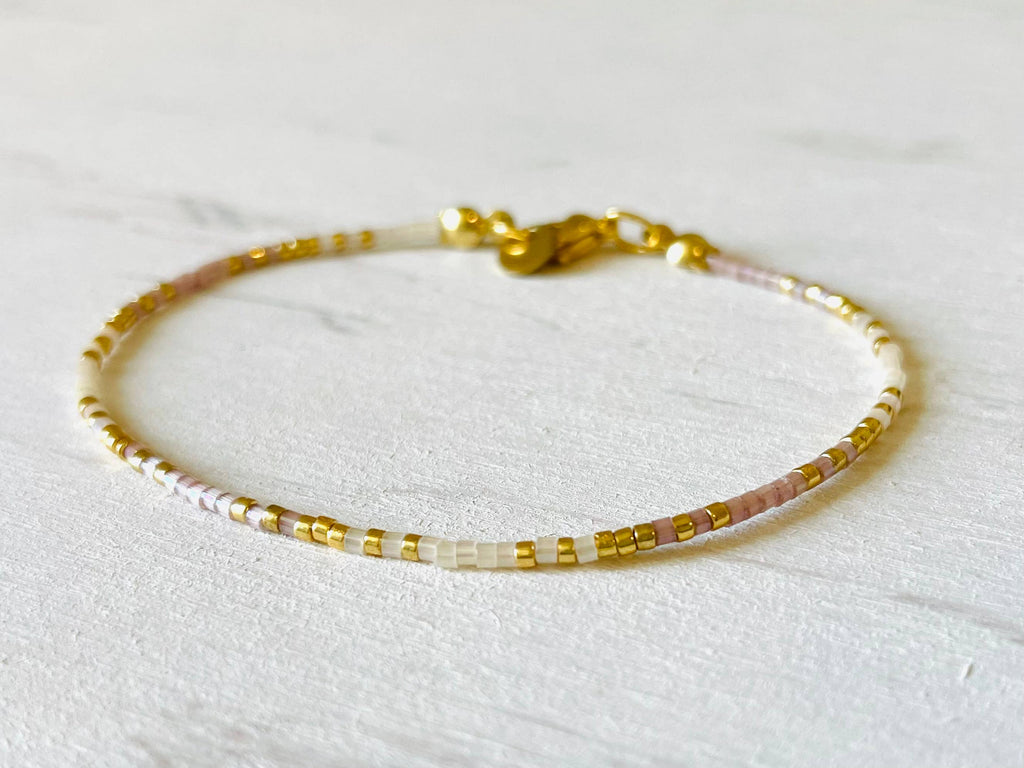 Miyuki Bracelet with Stainless Steel Hook - N014 - Harman Shop & Atelier