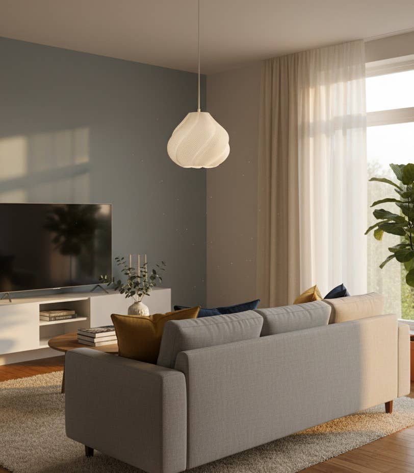 Coast Fig - Pendant Lamp - Wavy Shell