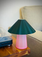 Coast Fig - Table Lamp - Straight Shroom - Pink & Green