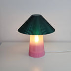 Coast Fig - Table Lamp - Straight Shroom - Pink & Green