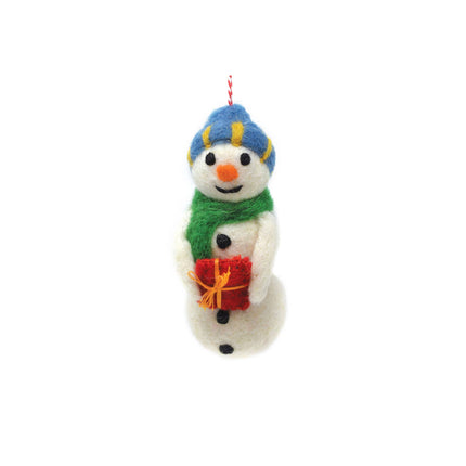 Felt Christmas Decoration - Mrs Snowman - Harman Shop & Atelier