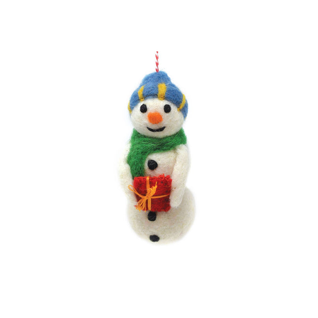 Felt Christmas Decoration - Mrs Snowman - Harman Shop & Atelier