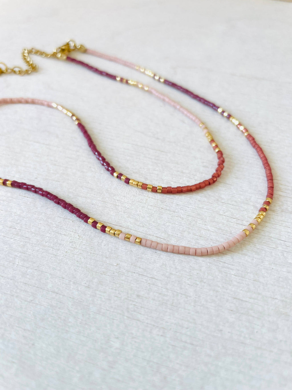 Miyuki Necklace with Stainless Steel Hook - C050 - Harman Shop & Atelier