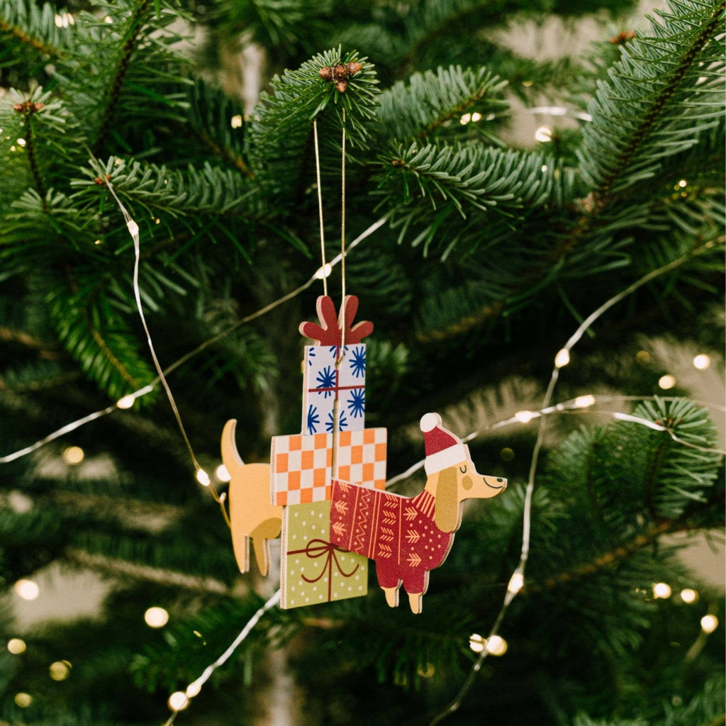 Hond &amp; Cadeaus - Kerstversiering
