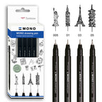 Tombow MONO Tekenpen Fijne Punt Set