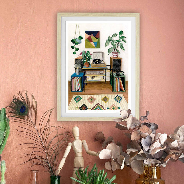 Poster - Jungle Vinyl - A4 - Harman Shop & Atelier