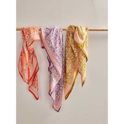 Indian Scarf - Olive Iris