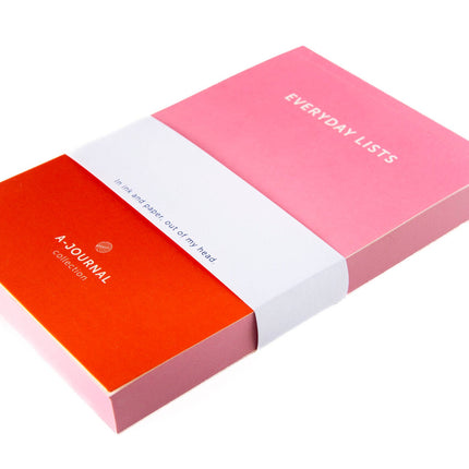 Notepad - Pink Red