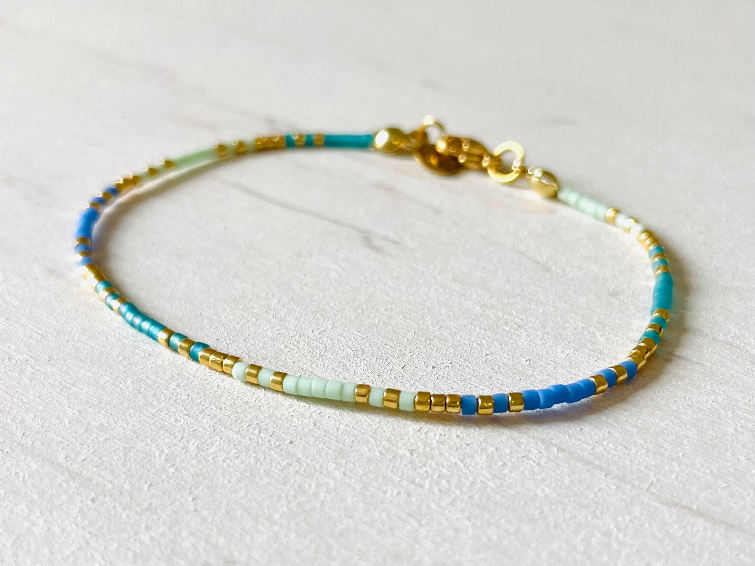 Miyuki armband met roestvrijstalen haak - N011