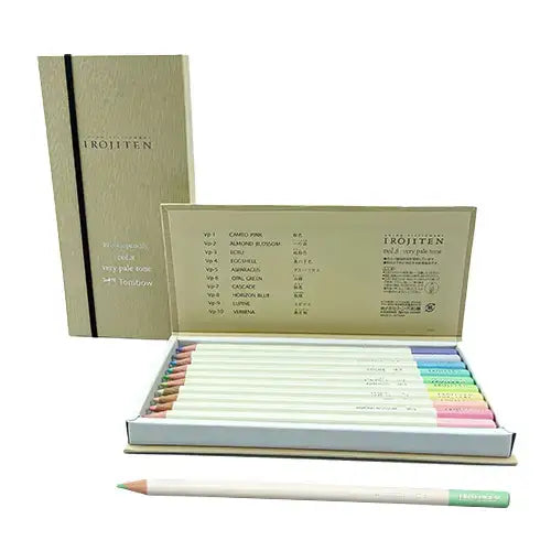 Tombow IROJITEN - 10 Color Set: Very Pale Tone - Harman Shop & Atelier