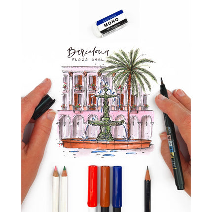 Tombow Urban Sketching Set + Bristol Paper DIN A5 Bundle - Harman Shop & Atelier