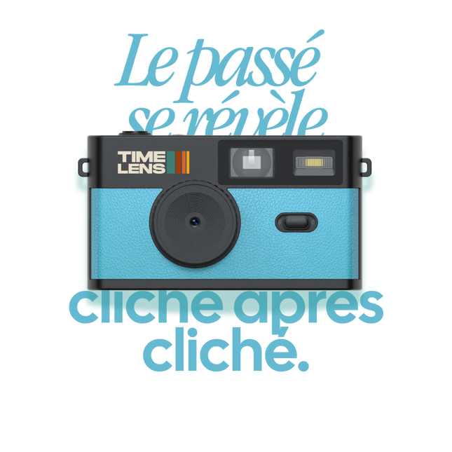 TimeLens Camera - Turquoise Blue