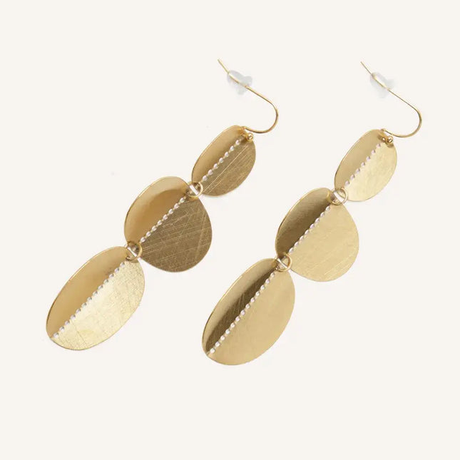 Stainless Steel Dangle Earrings - Cleo